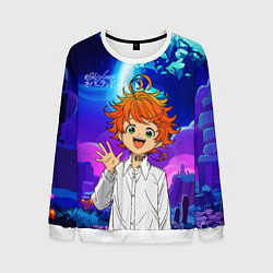 Свитшот мужской Обещанный Неверленд, цвет: 3D-белый