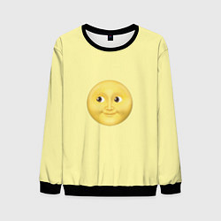 Свитшот мужской Светлая луна, цвет: 3D-черный