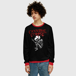 Свитшот мужской Cannibal Corpse 1, цвет: 3D-красный — фото 2