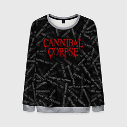 Свитшот мужской Cannibal Corpse Songs Z, цвет: 3D-меланж