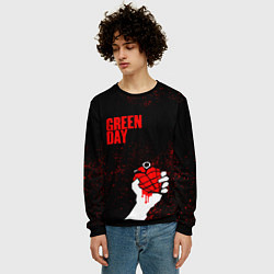 Свитшот мужской Green day, цвет: 3D-черный — фото 2