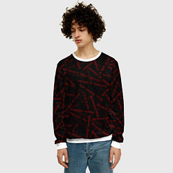 Свитшот мужской Cannibal Corpse Songs Труп Каннибала Песни Z, цвет: 3D-белый — фото 2