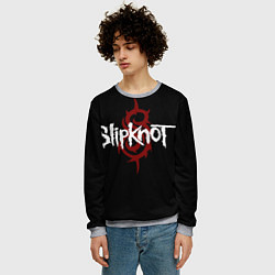 Свитшот мужской Slipknot Надпись, цвет: 3D-меланж — фото 2