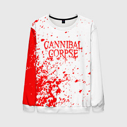 Свитшот мужской Cannibal corpse, цвет: 3D-белый