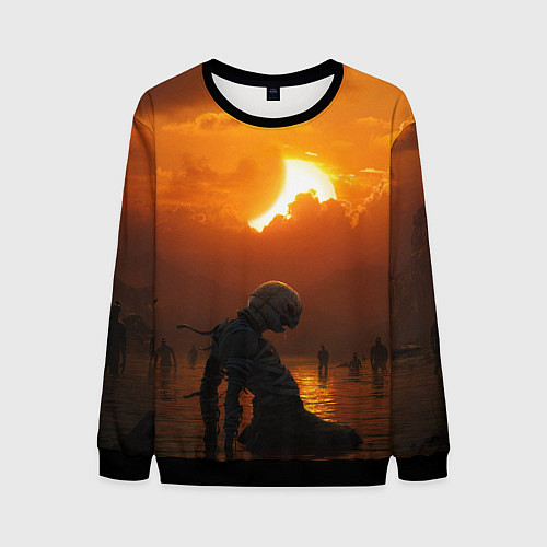 Мужской свитшот BERSERK БЕРСЕРК / 3D-Черный – фото 1