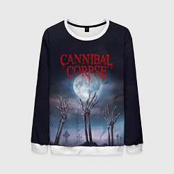 Свитшот мужской Cannibal Corpse Труп Каннибала Z, цвет: 3D-белый