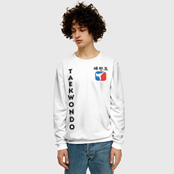 Свитшот мужской Тхэквондо Taekwondo, цвет: 3D-белый — фото 2