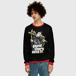 Свитшот мужской Клод GTA 3, цвет: 3D-красный — фото 2