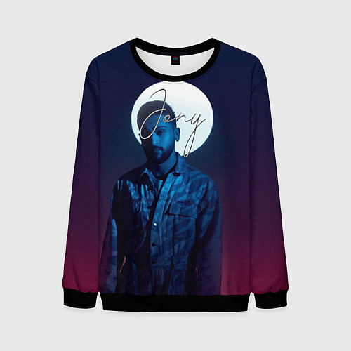 Мужской свитшот Джони / 3D-Черный – фото 1