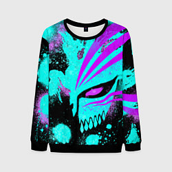 Мужской свитшот БЛИЧ МАСКА ПУСТОГО НЕОН