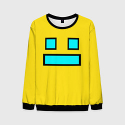 Свитшот мужской Geometry Dash: Smile, цвет: 3D-черный