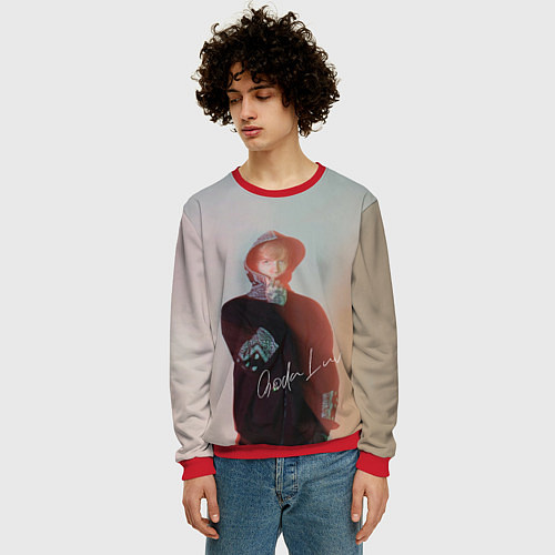 Мужской свитшот SODA LUV / 3D-Красный – фото 3