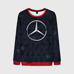 Свитшот мужской MERCEDES BENZ 3D Geometry 3Д, цвет: 3D-красный