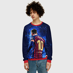 Свитшот мужской Leo Messi Лео Месси 10, цвет: 3D-красный — фото 2
