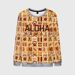 Мужской свитшот АЛОХА ГАВАЙИ, ALOHA, SUMMER