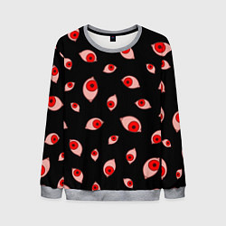 Свитшот мужской Взгляд тьмы, цвет: 3D-меланж