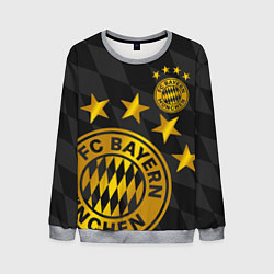 Свитшот мужской ФК БАВАРИЯ BAYERN МЮНХЕН, цвет: 3D-меланж