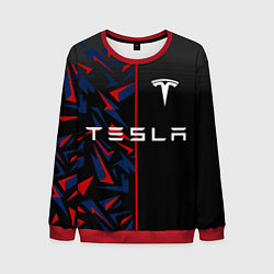 Свитшот мужской TESLA MOTORS ТЕСЛА, цвет: 3D-красный