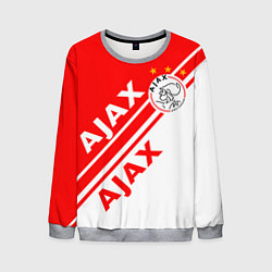 Свитшот мужской FC AJAX AMSTERDAM ФК АЯКС, цвет: 3D-меланж