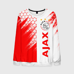 Свитшот мужской FC AJAX AMSTERDAM ФК АЯКС, цвет: 3D-белый