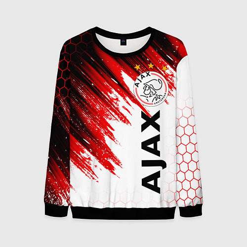 Мужской свитшот FC AJAX AMSTERDAM ФК АЯКС / 3D-Черный – фото 1