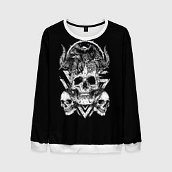 Мужской свитшот Черепа и Вороны Skulls Raven