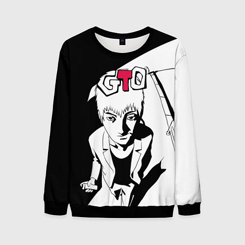 Мужской свитшот GTO / 3D-Черный – фото 1