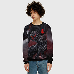 Свитшот мужской ГАТС БЕРСЕРК аниме, цвет: 3D-черный — фото 2
