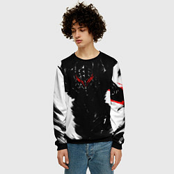 Свитшот мужской БЕРСЕРК чб, цвет: 3D-черный — фото 2