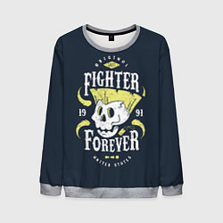 Свитшот мужской Fighter forever, цвет: 3D-меланж