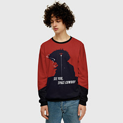 Свитшот мужской Cowboy Bebop - Spike, цвет: 3D-черный — фото 2