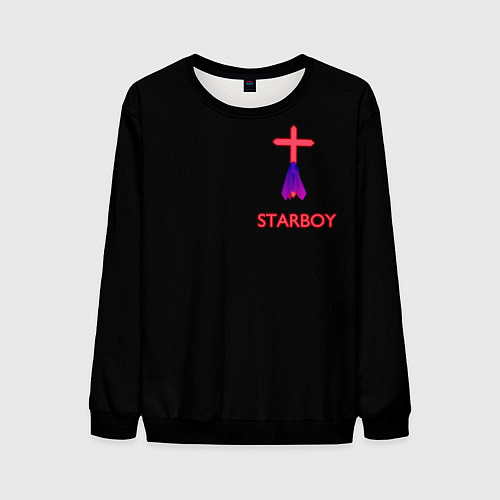 Мужской свитшот STARBOY - The Weeknd / 3D-Черный – фото 1