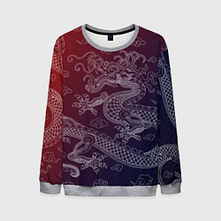Мужской свитшот Традиционный китайский дракон