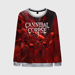 Свитшот мужской Blood Cannibal Corpse Труп Каннибала Z, цвет: 3D-меланж