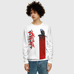 Свитшот мужской EVANGELION ПИЛОТ EVA, цвет: 3D-белый — фото 2