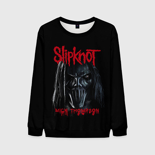 Мужской свитшот MICK THOMPSON SLIPKNOT СЛИПКНОТ Z / 3D-Черный – фото 1