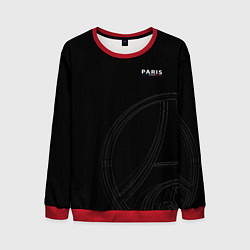 Свитшот мужской PSG Core Big Logo Black New 202223, цвет: 3D-красный
