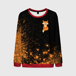 Свитшот мужской Foxy - Paint, цвет: 3D-красный