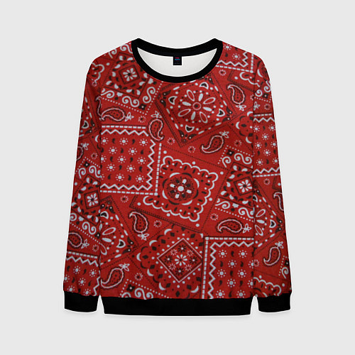 Мужской свитшот БЛАДС BLOODS / 3D-Черный – фото 1