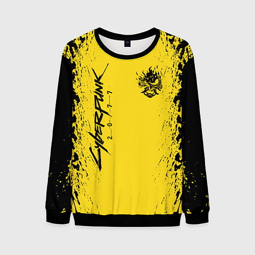 Мужской свитшот CYBERPUNK 2077 КИБЕРПАНК 2077 / 3D-Черный – фото 1