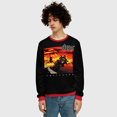 Мужской свитшот Ария АРМАГЕДДОН / 3D-Красный – фото 3