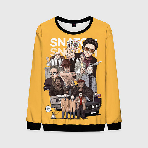 Мужской свитшот Большой куш / 3D-Черный – фото 1