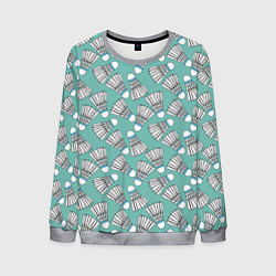 Свитшот мужской Воланы на ментоловом, цвет: 3D-меланж