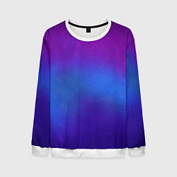 Свитшот мужской Leather gradient, цвет: 3D-белый