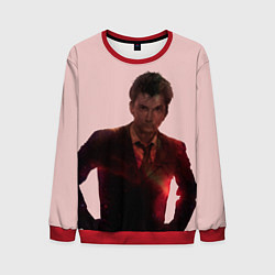 Свитшот мужской David Tennant, цвет: 3D-красный