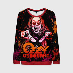 Свитшот мужской Ozzy Osbourne, цвет: 3D-красный
