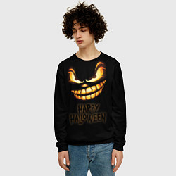Свитшот мужской Happy Halloween, цвет: 3D-черный — фото 2