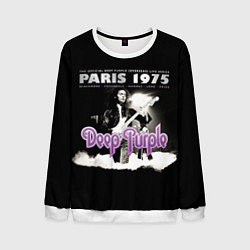 Свитшот мужской Deep Purple - Paris 1975, цвет: 3D-белый