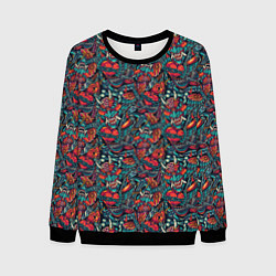 Свитшот мужской Демоны, цвет: 3D-черный