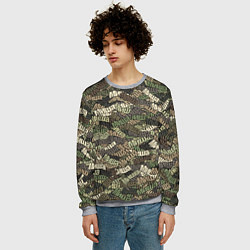 Свитшот мужской Именной камуфляж Миша, цвет: 3D-меланж — фото 2